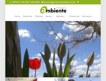 Tablet Screenshot of ambienteinmobiliaria.com